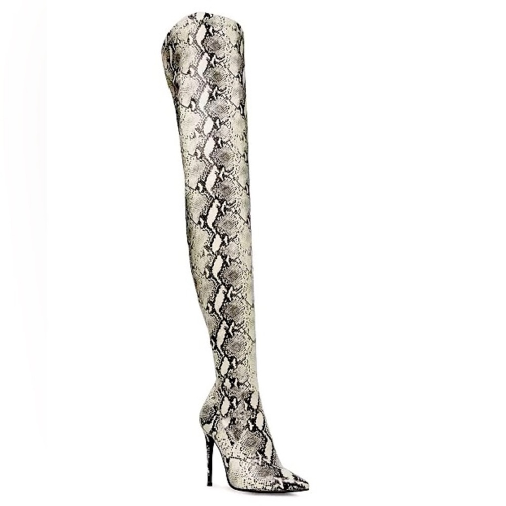 Steve Madden “Dominique” Over the Knee Stretch Boots